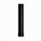 Wolfpack Tubo de Estufa Pellet Acero Vitrificado Negro Ø 80 mm. Longitud 50 cm. Estufas de Leña, Chimenea, Alta resistencia,