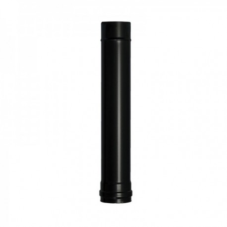 Wolfpack Tubo de Estufa Pellet Acero Vitrificado Negro Ø 80 mm. Longitud 50 cm. Estufas de Leña, Chimenea, Alta resistencia,