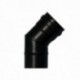 Codo Estufa Pellet Vitrificado Ø80 mm 45°