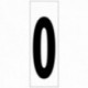 Numero Adhesivo 46x140 mm. Nº 0