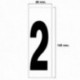 Numero Adhesivo 46x140 mm. Nº 2