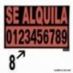 Numero Adhesivo 46x140 mm. Nº 3
