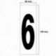 Numero Adhesivo 46x140 mm. Nº 6 / 9