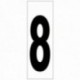 Numero Adhesivo 46x140 mm. Nº 8