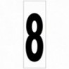 Numero Adhesivo 46x140 mm. Nº 8