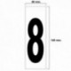 Numero Adhesivo 46x140 mm. Nº 8