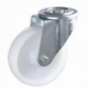 Rueda Industrial Nylon Pasante 80mm