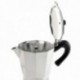 Cafetera Inducción Aluminio 6 Tazas (300 Ml.)