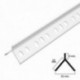 Guardavivos Pvc Flecha Para Mortero Barra 2,5 Metros