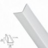 Perfil Pvc Angulo 25x25 mm. Blanco Barra 2,5 metros