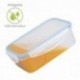 Recipiente Hermetico Plastico Rectangular 1.000 ml. 19x12.5x6.5 (Alt.) cm.