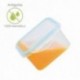 Recipiente Hermetico Plastico Cuadrado 700 ml. 13x13x7 (Alt.) cm.