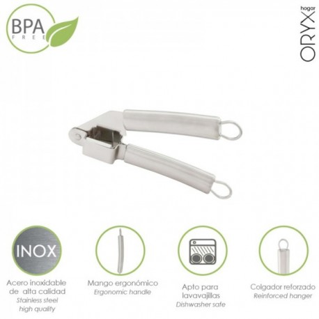 Triturador Ajos Acero Inoxidable 5 x 18 (Alt) cm.