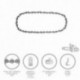 Cadena Motosierra 3/8" / 0.050" 1,3 mm. / 40 Eslabones / 91 P