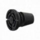 Taco Goma Baston Negro Tubo Ø 19 mm. / Base Ø 55 mm. Tipo Fuelle Bolsa 25 Unidades