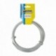 Alambre Plastificado (Rollo 5 Metros) Blanco Nº 16 / 2.7 mm