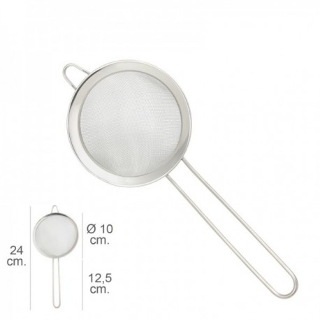 Colador Acero Inoxidale Plus Ø 10 x 24 cm.