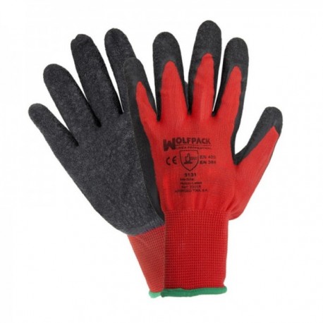 Guantes Latex / Nylon Gripflex Talla 6"