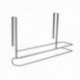Colgador Portarrollos Papel Cocina, Acero Para Puertas, Encimeras, Muebles. 32,5x18x10 cm.