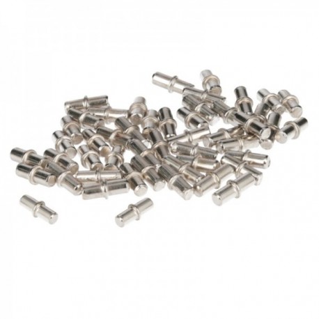 Soporte de Metalico Con Anclaje 5 Ø mm. Para Estanterias / Estantes (Caja 100 Unidades)