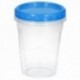 Juego Recipientes Plastico Redondos 1 Litro (Pack 3 piezas)