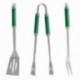 Set Complementos Para Barbacoa 3 Piezas. (Espatula, Pinzas y Tenedor) 34,5 cm.