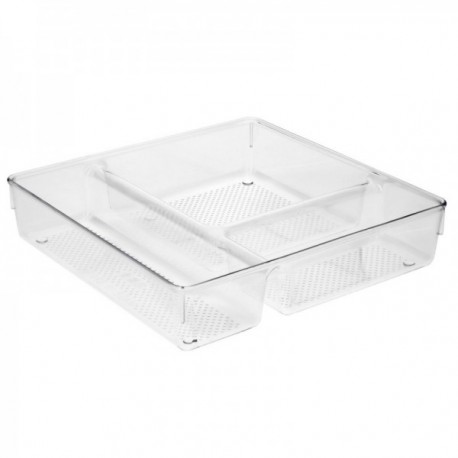 Organizador de Plastico Para Cajones "System Nº1" 23x23x5 cm.