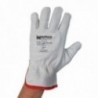 Guantes Piel FLOR 10" Con Colgador (Par)