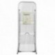 Escalera Domestica Acero 3 Peldaños, Escalerilla Blanca