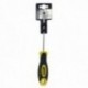 Destornillador Mango Bimaterial Boca Estampada 5x125 mm. Destornillador Plano, Cromo Vanadio,