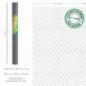 Enrejado Triple Torsion 19 / Ancho 100 cm. Rollo 10 Metros Uso Domestico