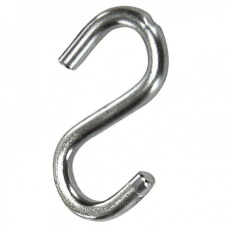 Gancho "S" Hierro Zincado 70 mm. "Uso Doméstico"