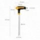 Llave Allen Con Bola Mango Bimaterial "Soft Touch" Forma T 10,0 mm. Acero Cromo Vanadio, Destornillador allen, llave hexagonal
