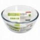 Bol De Cristal, Ideal Para Mezclas. 2.5 Litros. Libre BPA, Cristal De Borosilicato.Ensaladas, Postres, Cocina, Resposteria