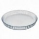 Molde Rizado Horno Cristal Borosilicato Ø 28 cm. Ideal Postres, Cocina, Resposteria, Tartas, Quiche, Libre BPA