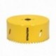 Corona Sierra Bimetal Ø 105 mm. Templado Termico, Base Reforzada. Corona Madera, Broca Agujeros Madera, Acero, Hierro, Plasticos