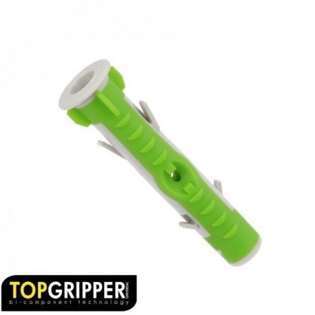 Taco Topgripper Bimaterial Ø 5 mm. (Caja 200 unidades) Taco Anclaje Universal, Taco Hormigon, Taco Pladur, Taco Ladrillo