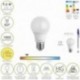 Bombilla Led Estandar Rosca E27. 9.5 Watt. Equivale A 75 Watt. 1055 Lumenes. Luz Cálida (2700º K)