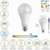 Bombilla Led Estandar Rosca E27. 20 Watt. Equivale A 150 Watt. 2452 Lumenes. Luz Fria (6500º K.)