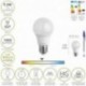 Bombilla Led Estandar Rosca E27. 9.5 Watt. Equivale A 75 Watt. 1055 Lumenes. Luz Neutra (4000º K.)