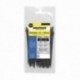 Brida Nylon 100%. Color Negro 7,8 x 540 mm. Bolsa 100 unidades. Abrazadera Plastico, Organizador Cables, Alta Resistencia