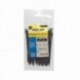 Brida Nylon 100%. Color Negro 2,5 x 160 mm. Bolsa 100 unidades. Abrazadera Plastico, Organizador Cables, Alta Resistencia
