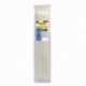 Brida Nylon 100%. Color Blanco / Natural 7,5 x 450 mm. 100 Piezas. Abrazadera Plastico, Organizador Cables, Alta Resistencia