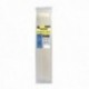 Brida Nylon 100%. Color Blanco / Natural 7,8 x 540 mm. 100 Piezas. Abrazadera Plastico, Organizador Cables, Alta Resistencia