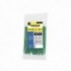 Brida Nylon 100%. Color Verde 4,6 x 200 mm. Bolsa 100 Unidades. Abrazadera Plastico, Organizador Cables, Alta Resistencia