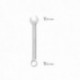 Llave Combinada Plus 22x22 Acero Cromo Vanadio DIN 3113. Llave Doble Boca, Llave Fija, Llave Estrella