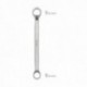 Llave Estrella Acodada Plus Acero Cromo Vanadio 24x26 DIN 838. Llave Doble Boca Acodada, Llave Fija Estrella Acodada