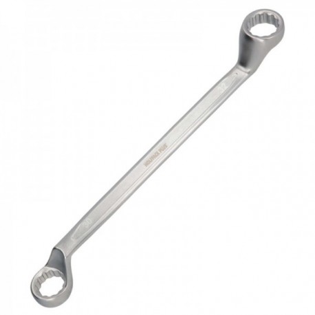 Llave Estrella Acodada Plus Acero Cromo Vanadio 30x32 DIN 838. Llave Doble Boca Acodada, Llave Fija Estrella Acodada