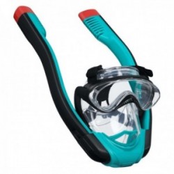 Mascara Snorkel Doble Tubo Adulto Talla L / XL. Visión 180º