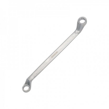 Llave Estrella Acodada Plus Acero Cromo Vanadio 12x13 DIN 838. Llave Doble Boca Acodada, Llave Fija Estrella Acodada
